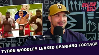 Reaction to Tyron Woodley Sparring Clip | BELOW THE BELT with Brendan Schaub