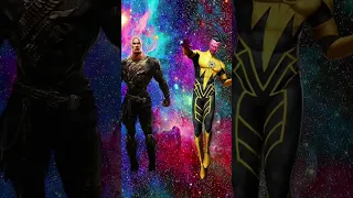 black Adam versus Avengers #shortsindia #marvelmovies