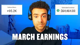 How Much YouTube Paid Me (95,000 Subs, March 2023)