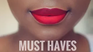 5 MUST HAVE RED LIPSTICKS FOR BLACK WOMEN/ WOMEN OF COLOUR | DIMMA UMEH