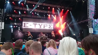 E-Type Free Like A Flying Demon LIVE @ WE LOVE THE 90's Helsinki 25.8.2017