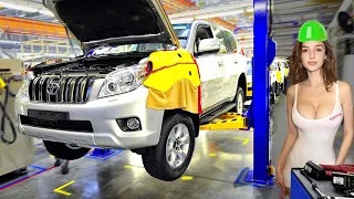 Toyota Land Cruiser Factory Producing 300 & Prado – Manufacturing process and Assembly line in Japan