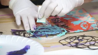 How To Create Your Own Stencil - Mixed Media Techniques