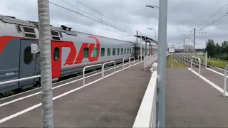 Электровоз ЭП2К-389 с поездом №082В "Белгород – Санкт-Петербург"