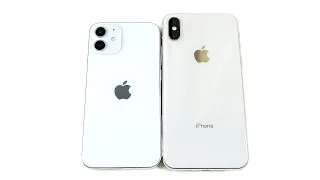 iPhone 12 Mini Size vs iPhone X