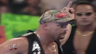 Stone Cold Confronts The Rock / The Corporate Ministry Debut 4/29/1999