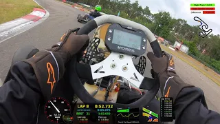 First time driving a 2-shifter kart (DD2 Rotax Max) - Outdoor Karting Genk (BE) - 2019/07/13 Stint#4