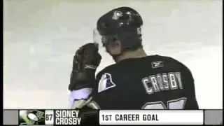 Sidney Crosby's First NHL GOAL!