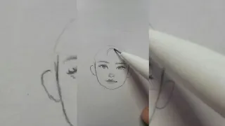 how to draw face