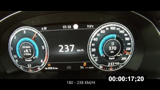 Acceleration 0-238km/h VW Passat 2.0BiTDI 302PS/625Nm www.dp-race.com
