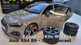 Kilo Works - Keng Fai - Audi RS4 Avant quattro - 1/18 Diecast - In Depth Review