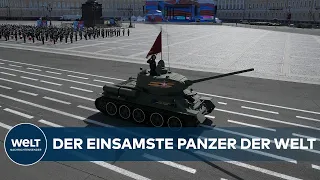 PUTINS PARADE „Der einzige Panzer, der zu sehen war, war ein Museumsstück. Ein T-34 aus der Ukraine“