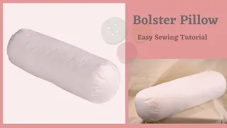 DIY Bolster Pillow/Hotdog Pillow (6 inch round pattern)
