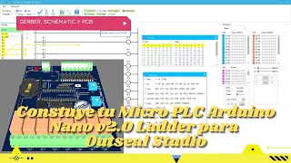 ⚡ Micro PLC Arduino Nano v2.0 Ladder para Outseal Studio, actualizar Bootloader Nano PLC V5 CH340