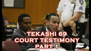 Tekashi 6ix9ine Full Court Testimony (UNCUT)