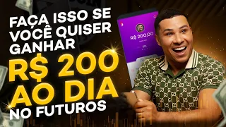 MERCADO FUTURO BINANCE - R$ 200 REAIS EM 15 MINUTOS