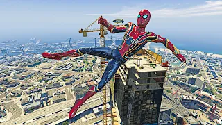 GTA 5 CRAZY Ragdolls/Iron Spider-Man Compilation (Euphoria Physics, Fails, Funny Moments) Ep.119