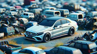 Finding a New Mercedes Car From Big Car Junkyard | Euro Truck Simulator 2 Gameplay