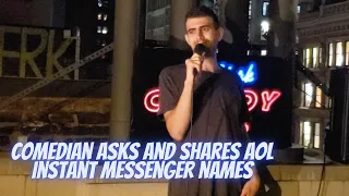 Comedian Sam Morril asks and shares AOL Instant Messenger names