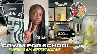 My Updated 6 a.m. High School Morning Routine | Marquiece Nicole |