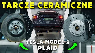 Montujemy TARCZE CERAMICZNE UNPLUGGED w Tesli Model S PLAID 🔥 Pierwsze w Polsce!