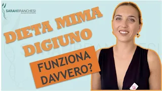 DIETA MIMA DIGIUNO: FUNZIONA DAVVERO?