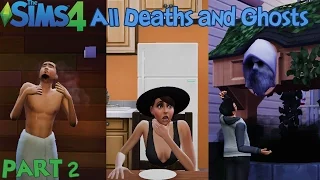 The Sims 4 All Deaths and Ghosts PART 2 (Spa Day-City Living)