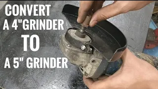 Convert a 4" Angle Grinder to 5" Grinder