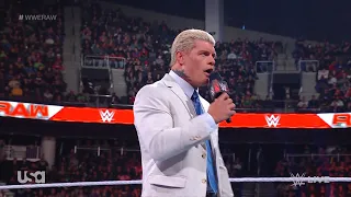 Cody Rhodes talks about Brock Lesnar's attack - WWE RAW April 10, 2023