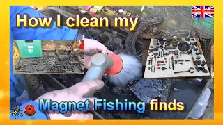 A quick how to video for my subscribers, of how I clean up my Magnet fishing finds.