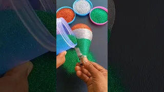 🇮🇳 National Flag Painting On LED Bulb💡|| Jay Hind #shorts  #viral #trending