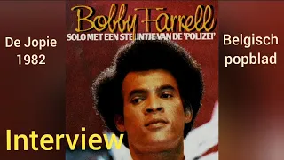 BOBBY FARRELL of BONEY M. - POLIZEI (1982) ➡️Interview in Belgian press⬅️DUTCH language   Stereo  hd