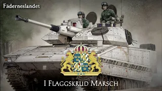 Kingdom of Sweden Military March - "I Flaggskrud Marsch"