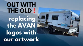 Re Branding The AVAN - off with old signage and adding SOTR branding
