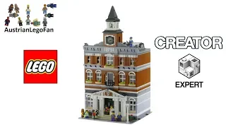 Lego Creator 10224 Town Hall Speed Build