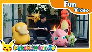 [Cat’s Kitchen] Camping Trip with Pokémon: Charmander Is Heating Up 🔥 | Pokémon Kids TV​