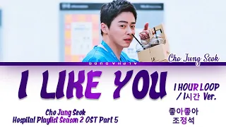 [1시간 LOOP] Cho Jung Seok(조정석) - I Like You [좋아 좋아] Hospital Playlist 2 OST 5 Lyrics/가사 [Han|Rom|Eng]