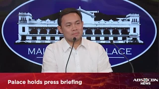 WATCH: Palace holds press briefing | 16 April 2018