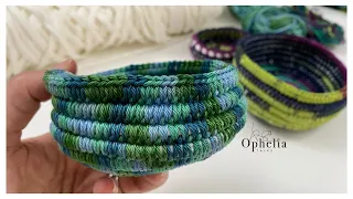 What To CROCHET With LEFTOVER YARN / SCRAP YARN BOWL / Ophelia Talks Crochet