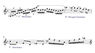 Genesis - Down and Out (solo) - Sheet Music + PDF, MIDI file & MP3