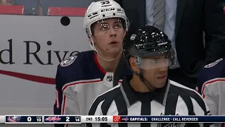 Yegor Chinakhov Disallowed Goal vs. Capitals (Dec. 4, 2021)