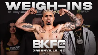 BKFC 42 Weigh-In's | Live!