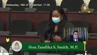 Budget 2020 debate presentation by PPP/C MP Dr Tandika Smith September 16th 2020