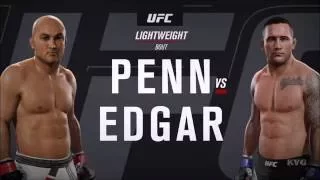 EA Sports UFC 2 - BJ Penn vs Frankie Edgar | Gameplay (HD) [1080p60FPS]