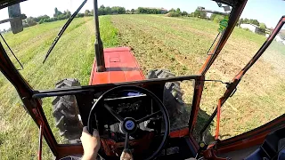 Cab View | Fiatagri 80-90 DT + Dischiera Spedo 2,40 m | Disking Soil