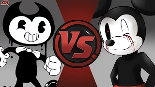 BENDY vs SAD MOUSE! (Bendy and The Ink Machine vs Creepypasta) Cartoon Fight Club Episode 175