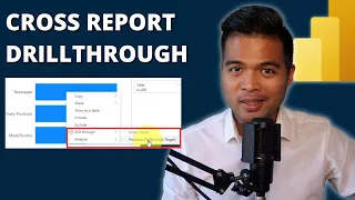 CROSS REPORT DRILLTHROUGHS in Power BI // Drill into other reports for a SEAMLESS EXPERIENCE