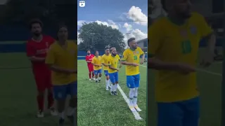 Neymar Jr Ronaldinho Mo Salah duplicates #ronaldinho #dance #neymar #mosalah