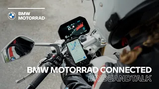 Learn about the innovative connectivity features from BMW Motorrad l #RideAndTalk