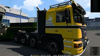 Euro Truck Simulator 2 Поездка на MAN F2000 Evo v1.0.8 (1.50.) по обновленной карте Кирова под 1.50